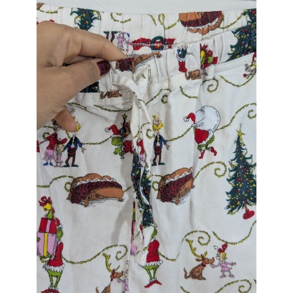 Hanna Andersson Pajamas Christmas Holiday The Grinch PJ Set Adult Size Small - Picture 11 of 14